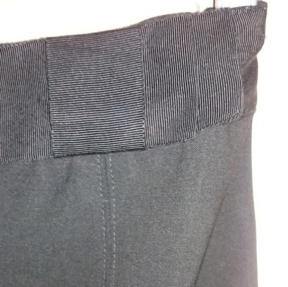 THEORY Black Pencil Skirt 2 Back Slits Sz 2 - Picture 7 of 7